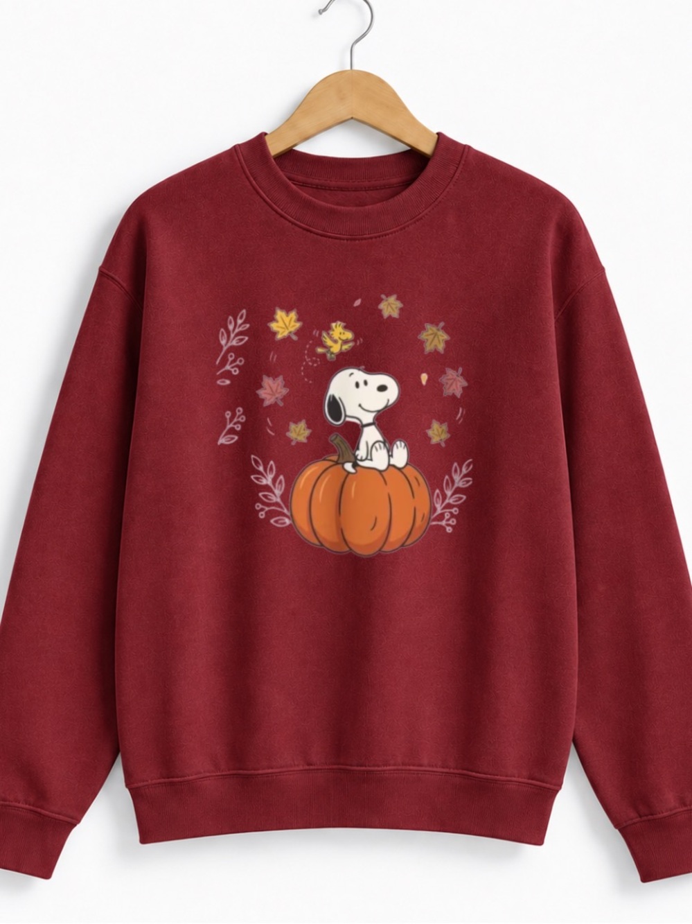 Antique CherryRed Pumpkin Crewneck Sweatshirt